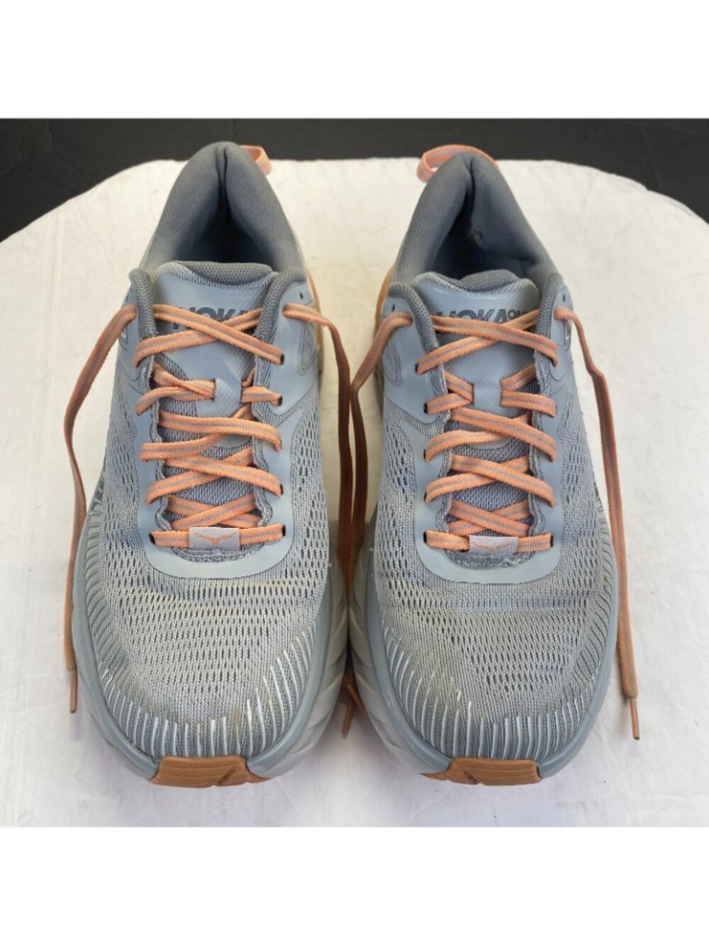 Hoka One One Bondi 7 Wide Women's Running Shoes Size 10 Harbor Mist Sharkskin